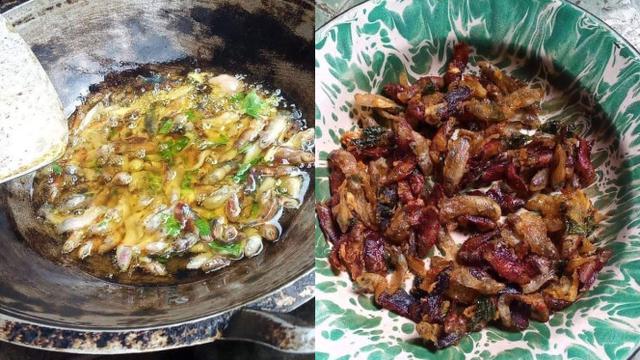 Ikan cupang digoreng. (Sumber: Instagram/ikanparet_id)