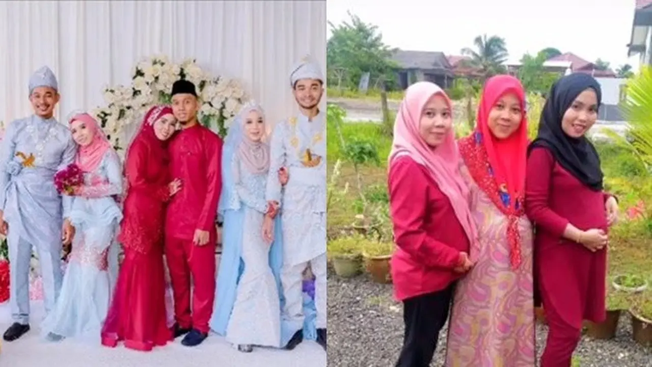 Viral Tiga Kakak Beradik Menikah hingga Melahirkan Bareng, Kompak