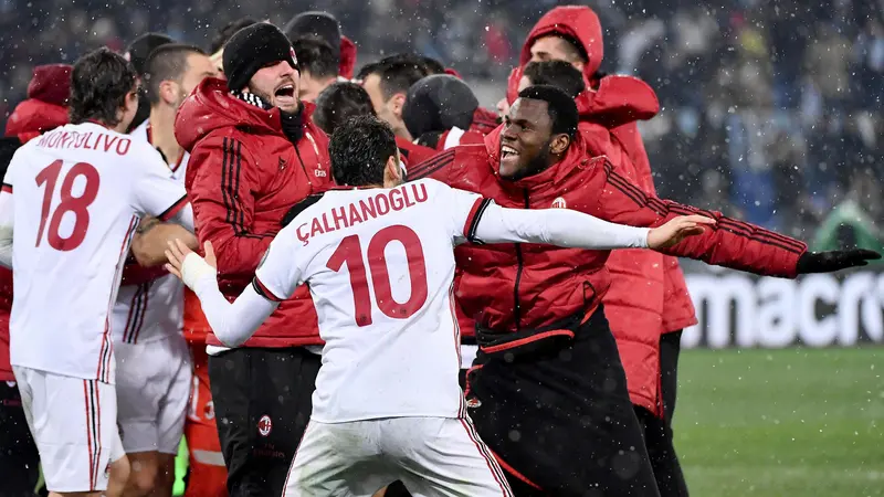 Drama Adu Penalti Antarkan AC Milan ke Final Coppa Italia