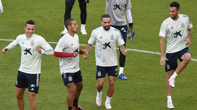 Timnas Spanyol Bersiap Jelang Hadapi Jerman di UEFA Nations League