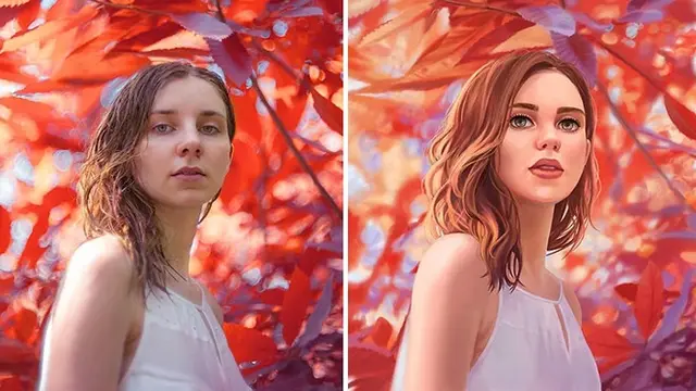 7 Foto Asli Ini Diubah Jadi Karya Ilustrasi, Bikin Kagum