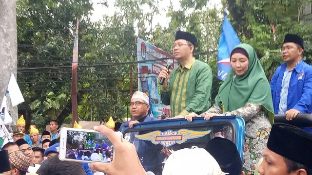 Zulkiflimansyah dan Sitti Rohmi. (Liputan6.com/Hans Bahanan)