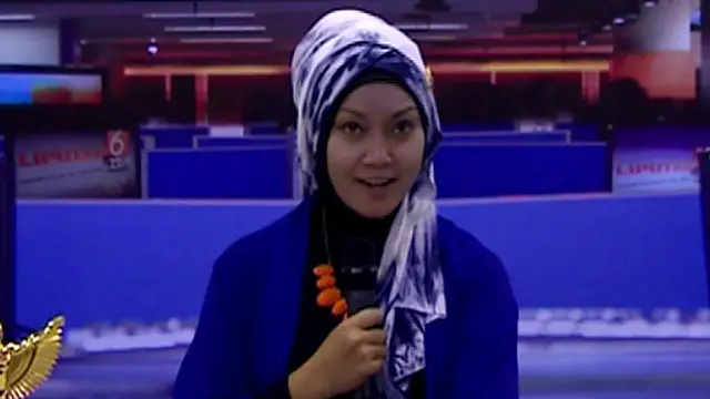 Siska Rahayu Peserta Presenter Liputan6 di Indonesia Broadcaster Expo 2013