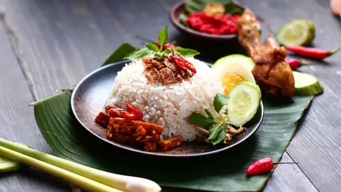 Ilustrasi nasi liwet