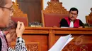 Sidang praperadilan Sutan Bhatoegana digelar di Pengadilan Negeri Jakarta Selatan (PN Jaksel), Jakarta, Senin (6/4/2015). (Liputan6.com/Yoppy Renato)