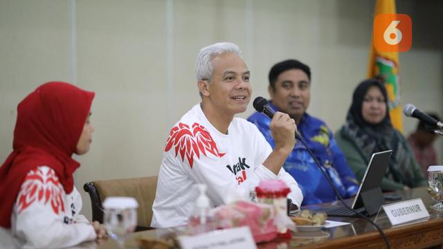 Ganjar Pranowo bersama Bupati Maros Chaidir Syam (Liputan6.com/Istimewa)
