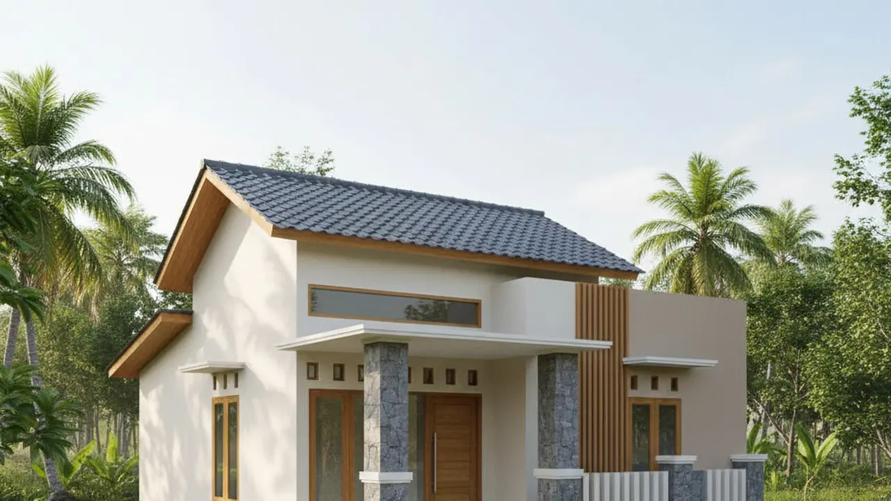 Model Rumah Minimalis di Desa