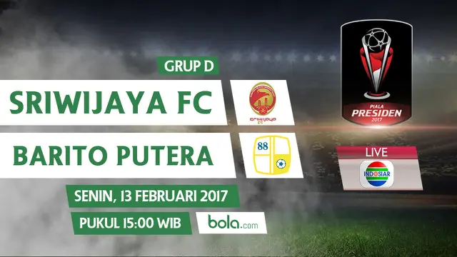 Sriwijaya FC Vs Barito Putera (Bola.com/Adreanus Titus) 
