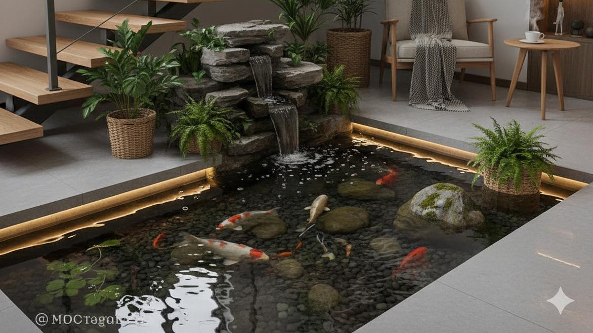 8 Tren Kolam Ikan 2025, Ide Kreatif untuk Lahan Sempit dan Indoor