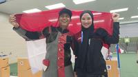 Fathur Gustavian dan Dewi Laila Mubarokah sama-sama berhasil meraih medali emas SEA Games 2021 dari cabang olahraga menembak.&nbsp;