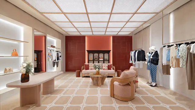 Terbukanya Kembali Butik Louis Vuitton di Plaza Indonesia setelah Direnovasi, Penuh Kearifan Lokal