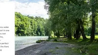 Penampakan Sungai Aare. Sungai ini adalah tempat wisata di Bern, namun lokasinya memang rawan. Dok: Bern.com