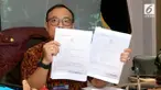 Penyidik Bareskrim Polri mengamankan dua orang terkait kasus hoaks tujuh kontainer surat suara dicoblos di Tanjung Priok, Jakarta Utara. Keduanya berinisial HY dan LS