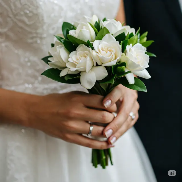 Bunga Kacapiring (Gardenia)