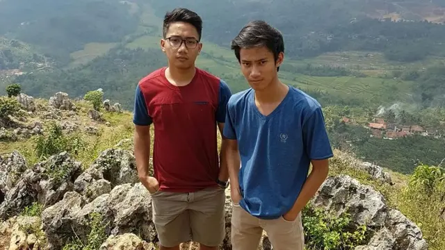 Potret kenangan almarhum Eril anak Ridwan Kamil dan sahabatnya yang bernama Azka. (Instagram @azkamirfan)