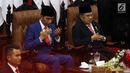 Presiden Joko Widodo (kiri) dan Wakil Presiden Jusuf Kalla saat menghadiri Sidang Paripurna di Gedung DPR, Jakarta, Jumat (16/8/2019). Nantinya DPR akan membahas RAPBN 2020 untuk selanjutnya disahkan menjadi UU. (Liputan6.com/JohanTallo)
