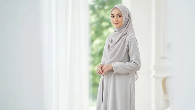 Model Gamis Outer 2 in 1 Terbaru