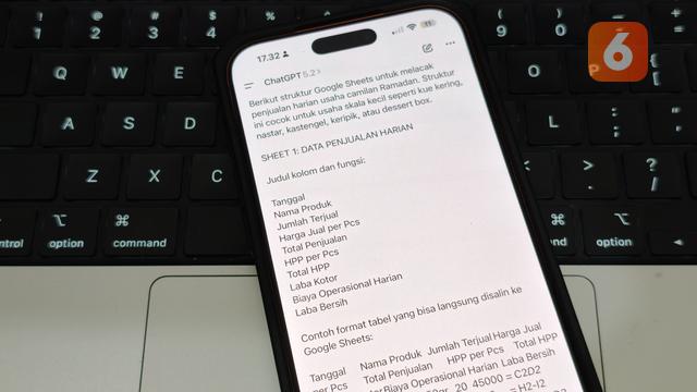 ChatGPT Dipakai untuk Menu Sahur hingga Ide Jualan Saat Ramadan 2026, Penggunaannya Naik 85 Persen