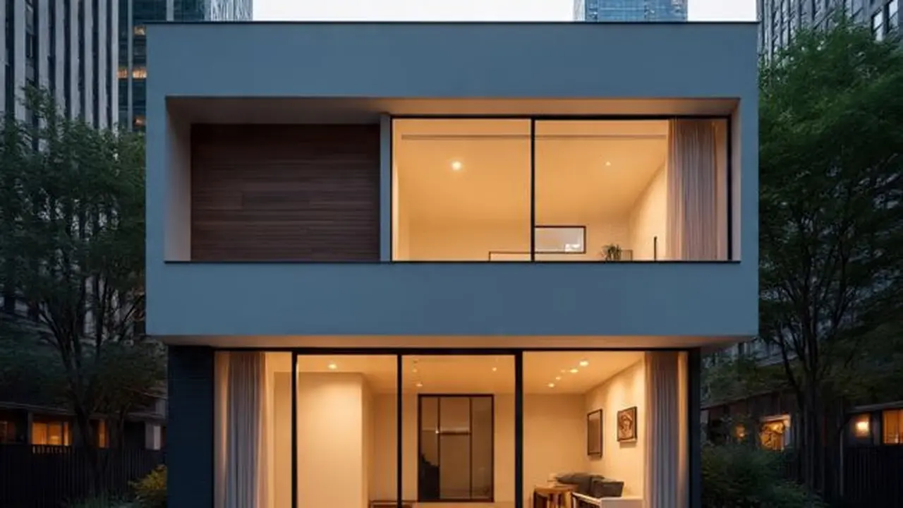 Model Rumah Sederhana Atap Datar/Ilustrasi gambar oleh AI