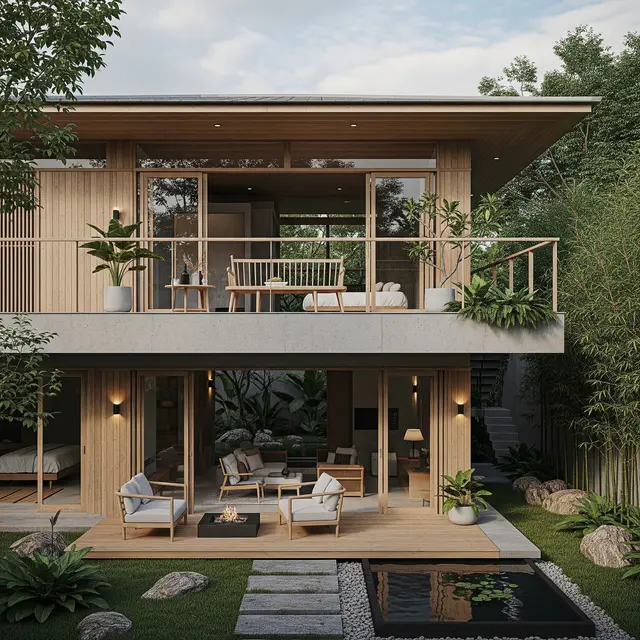 Gambar Rumah Minimalis Modern Gaya Japandi