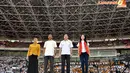  Kampanye yang diselenggarakan Sabtu (05/04/14) dihadiri oleh ribuan simpatisan Hanura (Liputan6.com/Panji Diksana) 
