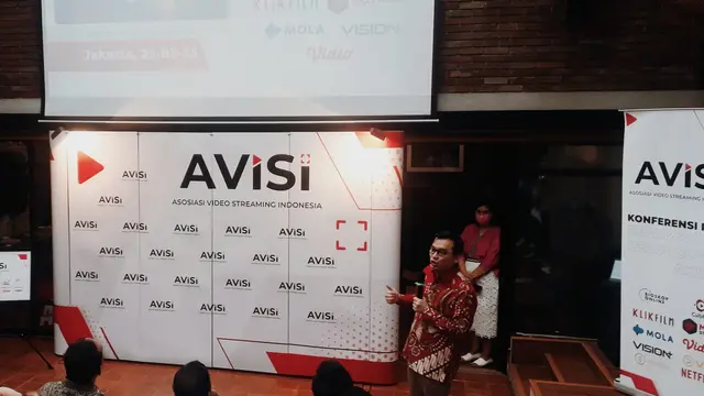 Hermawan Sutanto selaku Ketua Umum Asosiasi Video Streaming Indonesia (AVISI)