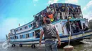 Menteri Perhubungan Budi Karya Sumadi siap melakukan evaluasi secara besar-besar terhadap keamanan transportasi agar tidak terjadi kelalaian yang menyebabkan jatuh korban jiwa, Jakarta, Senin (2/1). (Liputan6.com/Faizal Fanani)