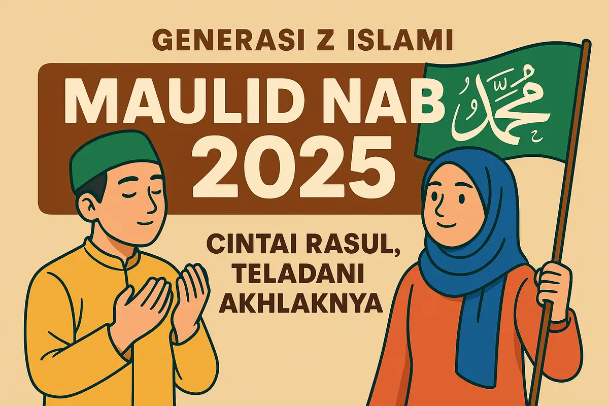 Spanduk Maulid Nabi 2025 (Foto: ChatGPT)