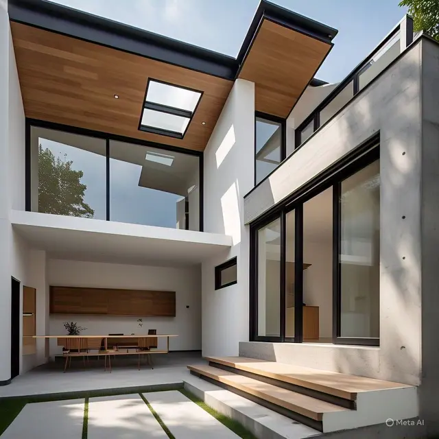 Rumah Minimalis dengan Split Level