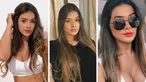 Foto kolase Raiane Lima kekasih dari penyerang Gabriel Jesus. Raiane Lima yang kini berusia 21 tahun merupakan influencer dan selebgram cantik dan seksi asal Brasil. (Instagram/raianelima8)