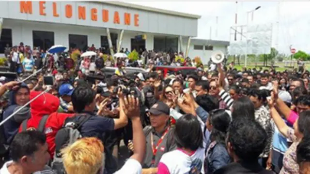 Bupati Talaud Sri Wahyuni Manalip Tetap Datang ke Kantor