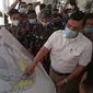 Menteri Koordinator Bidang Kemaritiman dan Investasi Luhut Binsar Pandjaitan usai rapat Kerja di Nongsa Poin Marina, Batam, Kamis (2/7/2020).