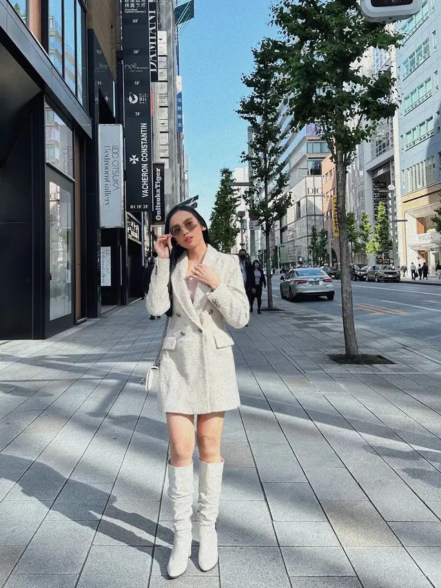 7 Potret Liburan Lyodra Ginting di Tokyo, Seru Banget