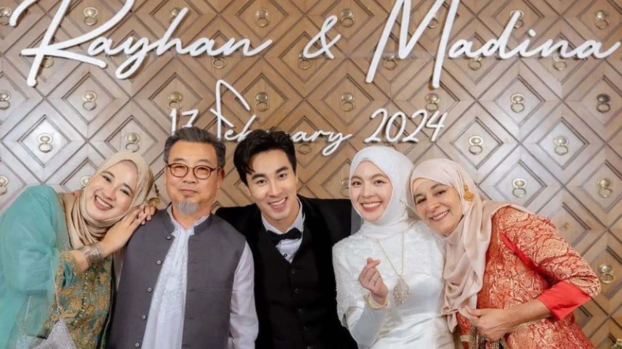 Potret Pernikahan Aktor Thailand Fifa Premanan Secara Islam, Istrinya Anggun Berhijab.  foto: Instagram @fifa_premanan