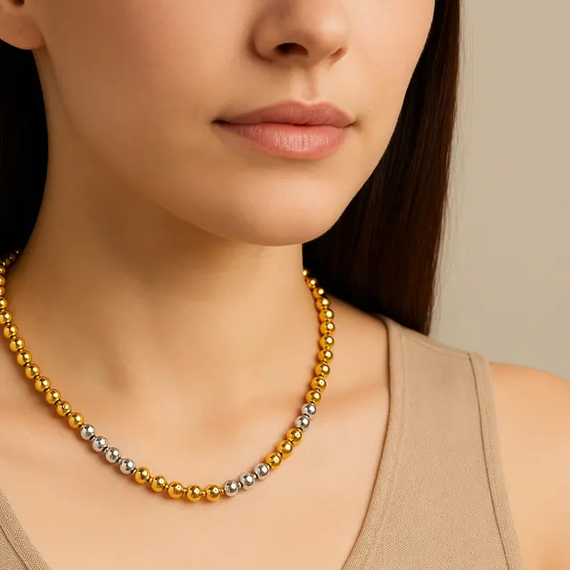 Model Kalung Emas Biji Lada Terbaru/Ilustrasi gambar oleh AI