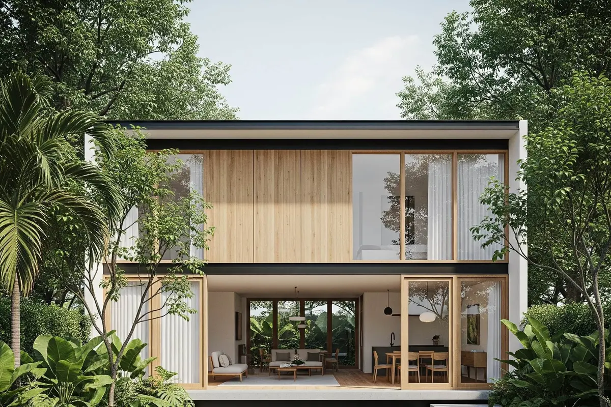 Desain Rumah dengan Basement Sederhana untuk Parkiran
