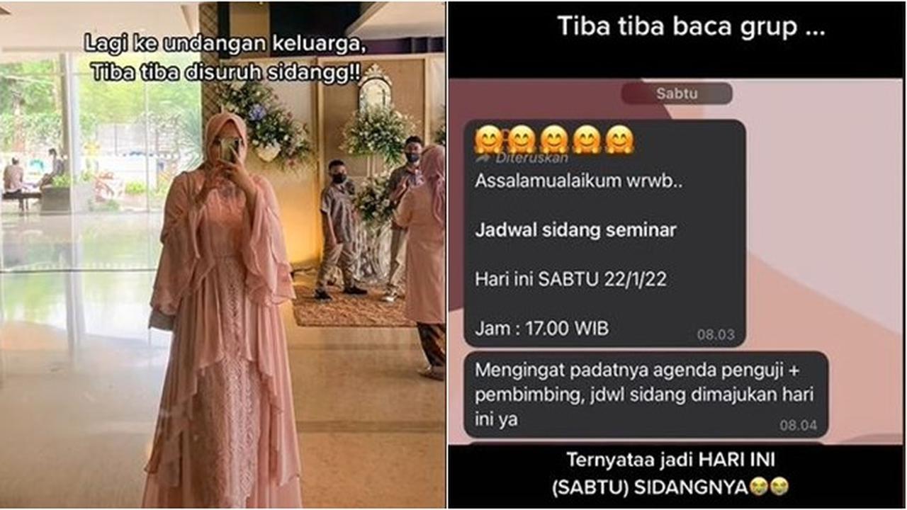 Asyik Hadiri Kondangan, Mahasiswa Ini Panik Dikabari Sidang Seminar Dadakan
