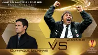 Olympique Lyonnais vs Juventus (Liputan6.com/Sangaji)
