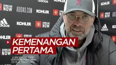 Berita video komentar Manajer Liverpool, Jurgen Klopp, setelah meraih kemenangan pertamanya atas Manchester United di Old Trafford bersama The Reds di Liga Inggris.