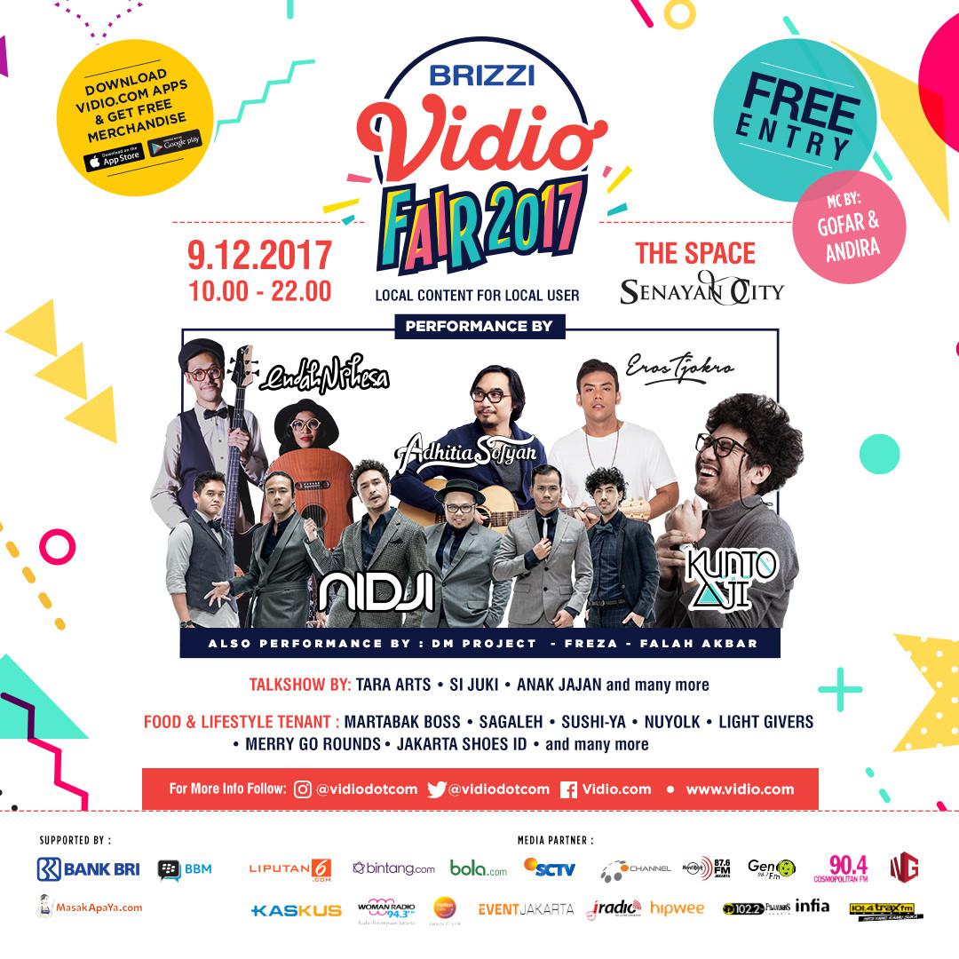 Poster BRIZZI Vidio Fair 2017. (Vidio.com)