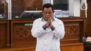 Terdakwa Kuat Ma'ruf saat menjalani  sidang tuntutan kasus pembunuhan berencana terhadap Brigadir Nofriansyah Yosua Hutabarat atau Brigair J di Pengadilan  Negeri Jakarta Selatan, Senin (16/1/2023). Kuat Ma'ruf didakwa melakukan pembunuhan berencana terhadap Brigadir J bersama-sama dengan Ferdy Sambo, Putri Candrawathi, Ricky Rizal atau Bripka RR, dan Richard Eliezer Pudihang Lumiu atau Bharada E. (Liputan6.com/Herman Zakharia)