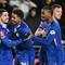 Chelsea merayakan gol yang dicetak Pedro Neto ke gawang Hull City dalam pertandingan putaran keempat Piala FA 2025/2026 di MKM Stadium, Sabtu (14/2/2026) dini hari WIB. (Oli SCARFF / AFP)