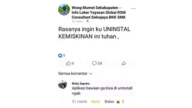 6 Balasan Status Facebook Ini Nyeleneh Banget, Bikin Perdebatan