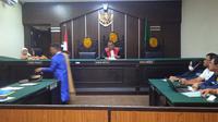 Proses sidang praperadilan kasus dugaan pencabulan di Pengadilan Negeri Jember (Istimewa)