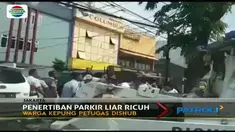 Petugas Dishub yang menjadi korban langsung mendatangi Mapolsek Pulogadung.
