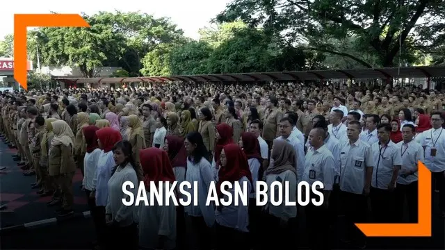 Menteri Dalam Negeri Tjahjo Kumolo memimpin apel pagi Kemendagri usai libur Idul Fitri 2019. Ia menegaskan akan ada sanksi untuk ASN yang bolos.