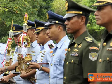 Citizen6, Jakarta Timur: Upacara HUT Kohanudnas ke-50, diikuti tiga batalyon pasukan. (Pengirim: Badarudin Bakri)