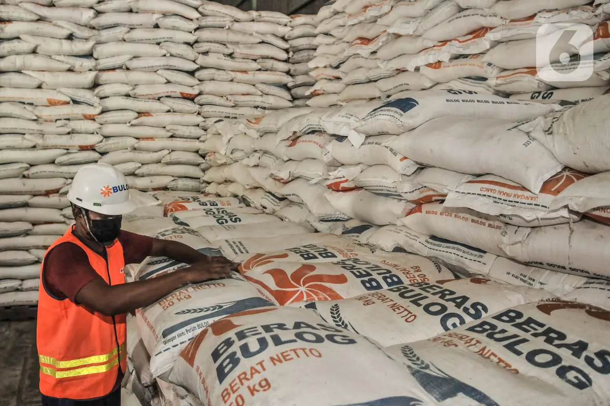 Ratusan Ribu Ton Beras Tak Terpakai di Gudang Bulog