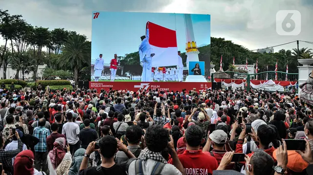 Link Livestreaming Upacara Pengibaran Bendera Kemerdekaan 17 Agustus HUT RI Ke-81