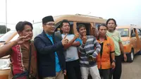 Cagub Ridwan Kamil menyambangi Kota Depok, Jawa Barat (Liputan6.com/ Ady Anugrahadi)